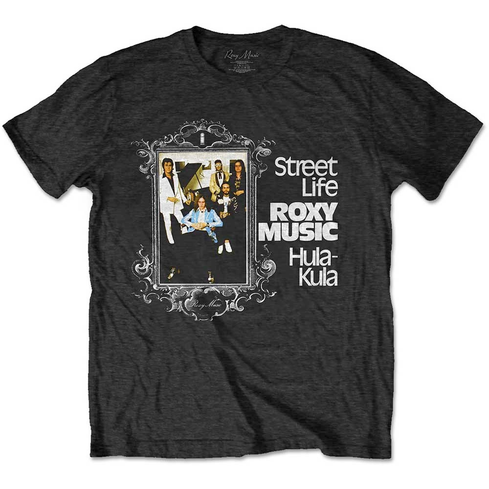 Roxy Music - Street Life HulaKula Heren Tshirt - Zwart